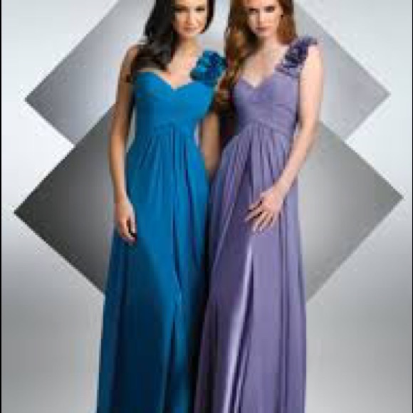 Bari Jay Gown, Style #225, turquoise, size 10 - Picture 10 of 10